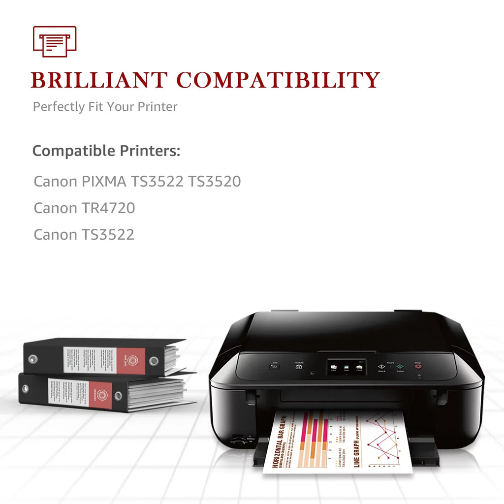 Toner Kingdom PG-275 CL-276 Ink Cartridges for Canon Ink 275 and 276 High Capacity 275XL 276XL Ink Cartridges for PIXMA TS3520 TS3522 TS3500 TR4720 TR4722 TR4700 Printers (2 Black, 1 Color)
