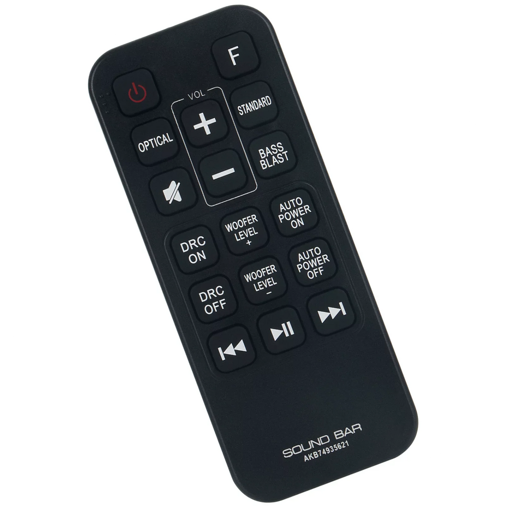 AKB74935621 Replacement Remote Control for LG Wireless Sound Bar SJ2 SPJ2B-W