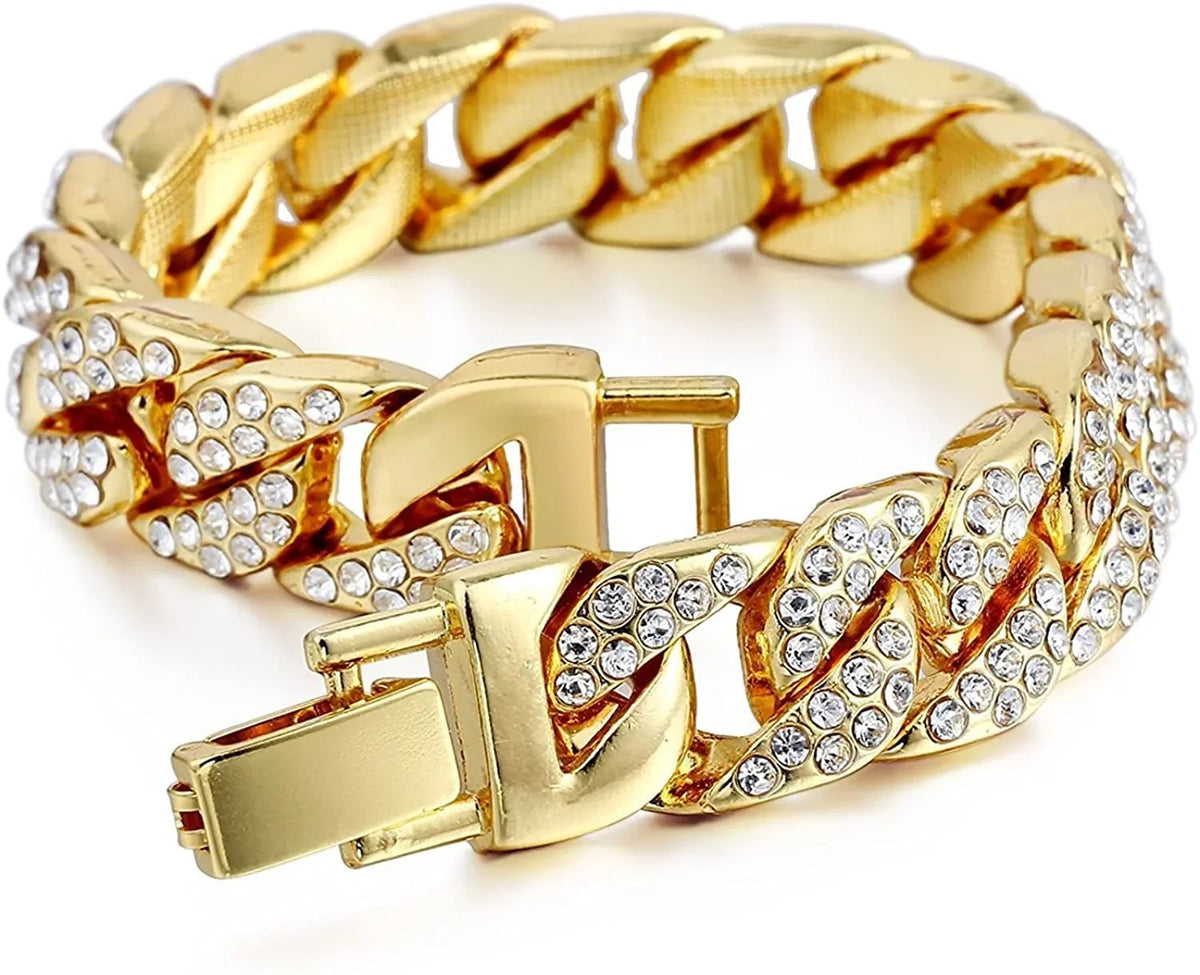 Bling'ed Out King and Queen Hip Hop Watch Set Perfect for Power Couples to Flaunt On and Off The Dance Floor
