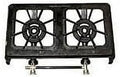 Open Box AGRI Cast Iron Double Burner Propane Stove AGRI-48590 - COFFEE