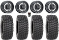 MetalFX Delta 15" Wheels Black 35" XCR350 Tires Polaris RZR XP 1000 / PRO XP / Ranger XP 900/1000