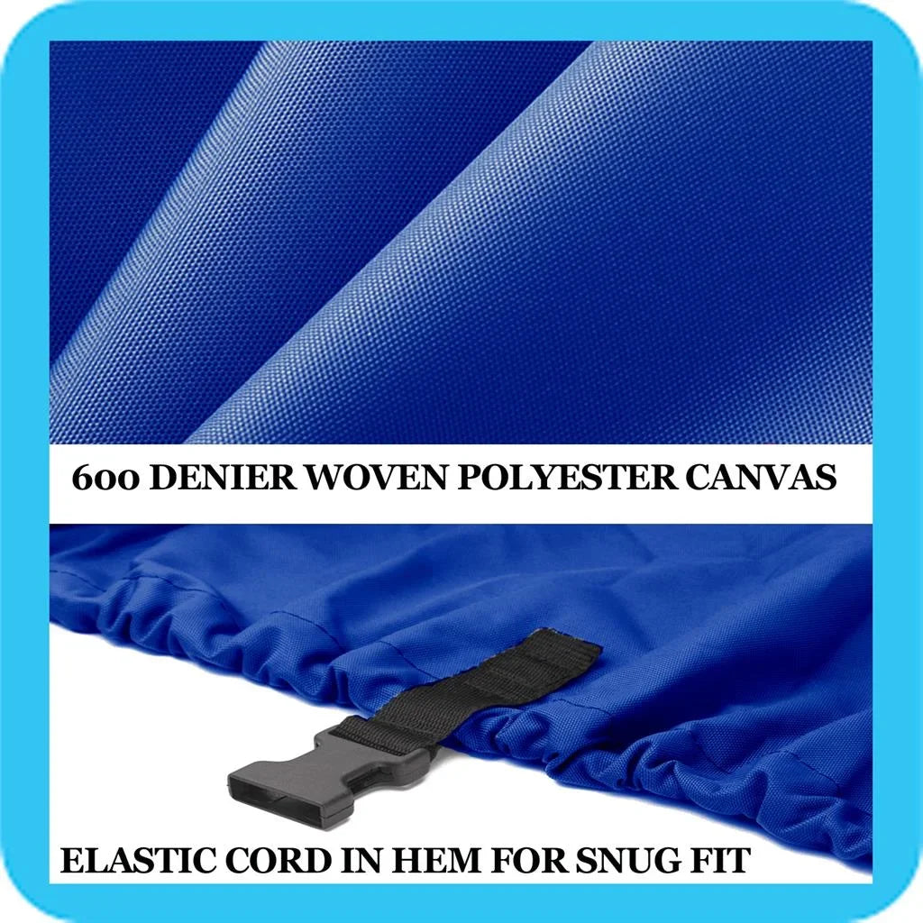 BLUE, GREAT QUALITY BOAT COVER Compatible for FOUR WINNS HORIZON 183 FISH & SKI I/O 06 07