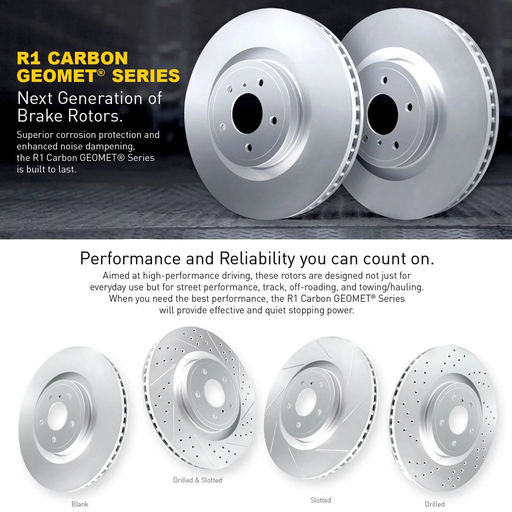 R1 Concepts Wdpn2 27013 R1 Concepts Brake Rotor Carbon Coated Fits select: 2016 VOLVO S60 R DESIGN