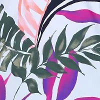 ISLAND ESCAPE Women's White Tropical Print Stretch Ruffled Sweetheart Neck Aloha Palms Tankini Swimsuit Top 12