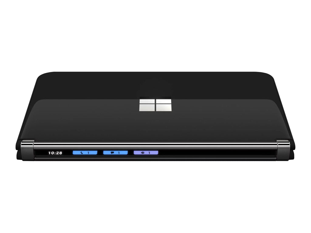 Microsoft Surface Duo 2 - 5G smartphone - dual-SIM - RAM 8 GB / Internal Memory 256 GB - OLED display - 8.3" 2688 x 1892 pixels (90 Hz) - 3x rear cameras 12 MP, 12 MP, 16 MP - front camera 12 MP - obsidian