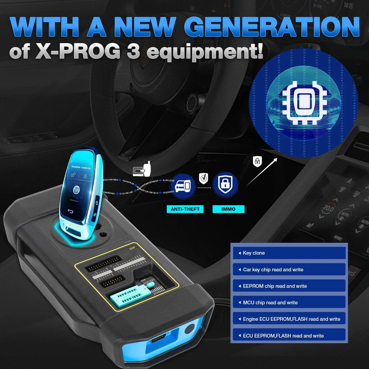 2024 Newest Launch X431 IMMO ELITE Car Diagnostic Scan Tool with XPROG-3 Key Programmer All Systems ,CANFD/DOIP,39+ Services