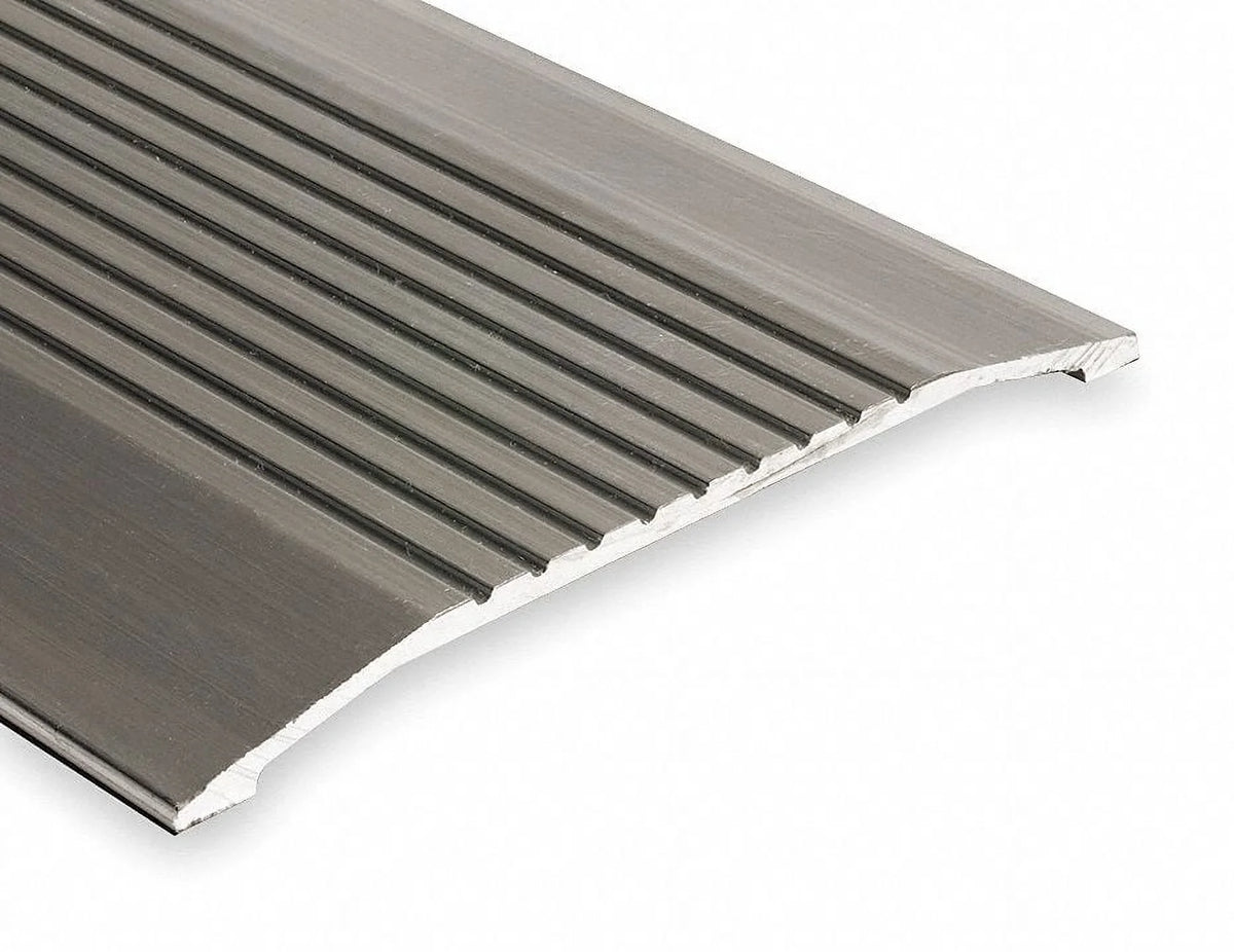 National Guard Saddle Threshold,Fluted Top,3 ft.,Alum 427-3