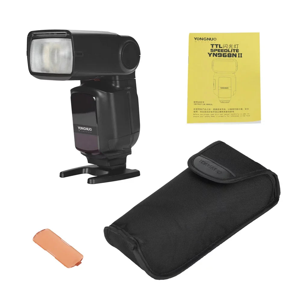 Yongnuo YONGNUO YN968N II Wireless TTL Flash Speedlite 18000s HSS Built-in 5600K for Nikon DSLR Cameras Compatible with YN622N YN560 Wireless System