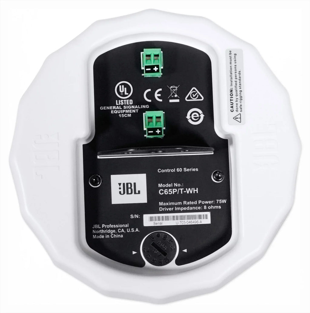 4-Zone Matrix Multi Source Commercial Amplifier+(6) JBL White Pendant Speakers