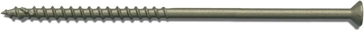 10 X 5 In. L Square Countersink Head Duracoatxt Steel Exterior Wood 12 Oz. 25 Pk
