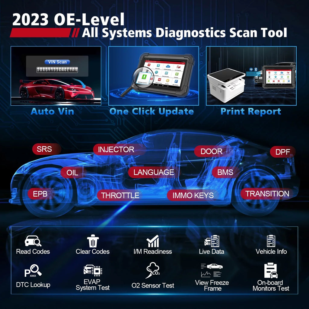 2024 Newest Launch X431 IMMO ELITE Car Diagnostic Scan Tool with XPROG-3 Key Programmer All Systems ,CANFD/DOIP,39+ Services
