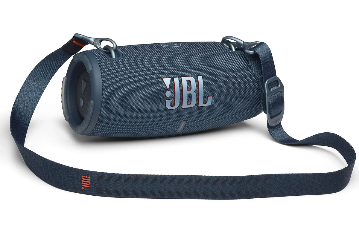 Restored JBL Xtreme 3 Portable Bluetooth Speaker, IP67 Waterproof, 15 Hours of Playtime, Powerbank, (Blue) (Refurbished)