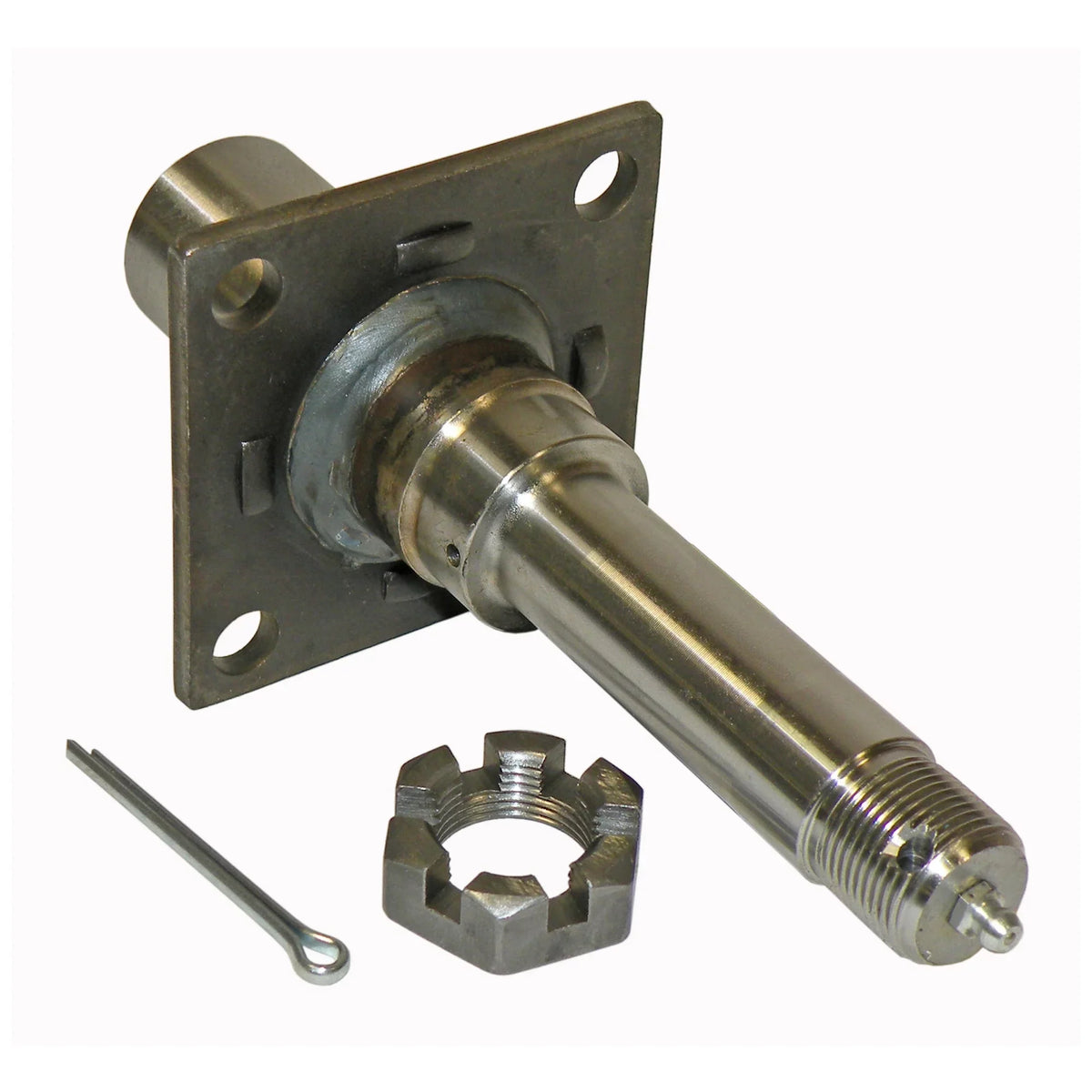 Trailer Axle Spindle for 1-1/16 Inch I.D. Bearings with Brake Flange