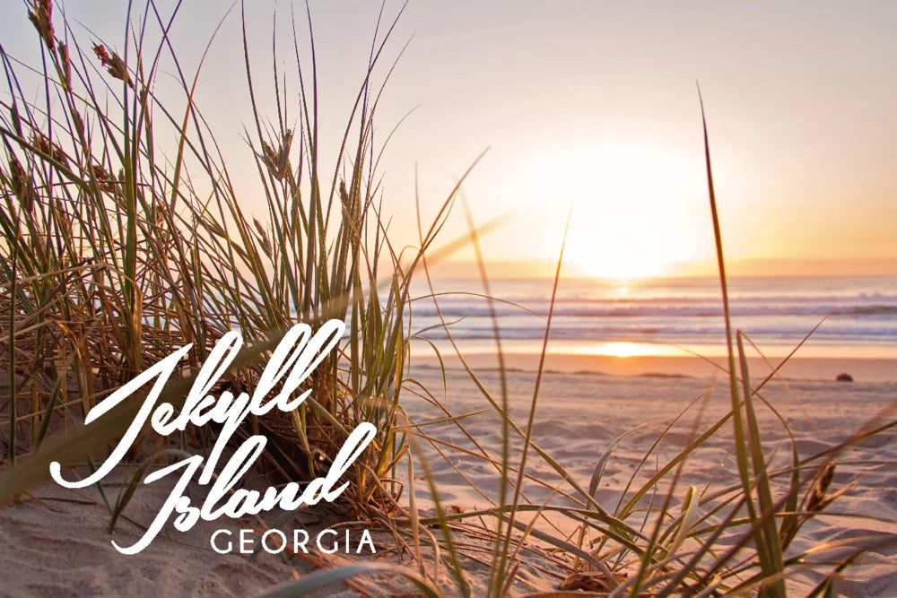 Jekyll Island, Georgia, Beach Sunset (19x27 inches, Premium 500 Piece Jigsaw Puzzle for Adults and Family, Made in USA)