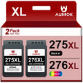 275XL 276XL Ink Cartridge Replacement for Canon PG-275 CL-276 275 276 Combo XL Compatible with Canon PIXMA TS3520 TS3522 TS3500 TR4720 TR4722 TR4700 Printer(1 Black, 1 Color)