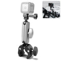 PULUZ PU867B Clamp Mount, Aluminum Alloy Handlebar Adapter, Dual Rotatable Ball Head, AKASO DJI Hero 11/10/9/8 Compatible