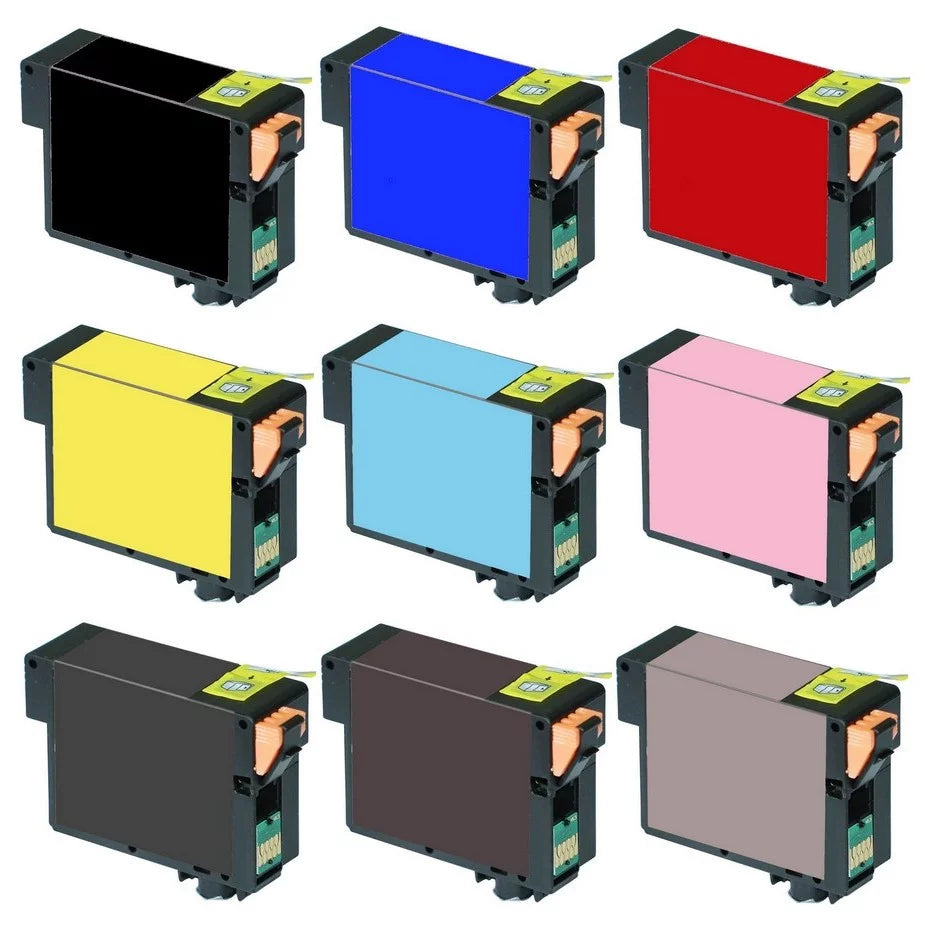 PrinterDash Replacement for Stylus Photo R3000 Inkjet Combo Pack (PBK/C/M/Y/LC/LM/LBK/MBK/LLBK) (NO. 157) (C13T157BMP-US)