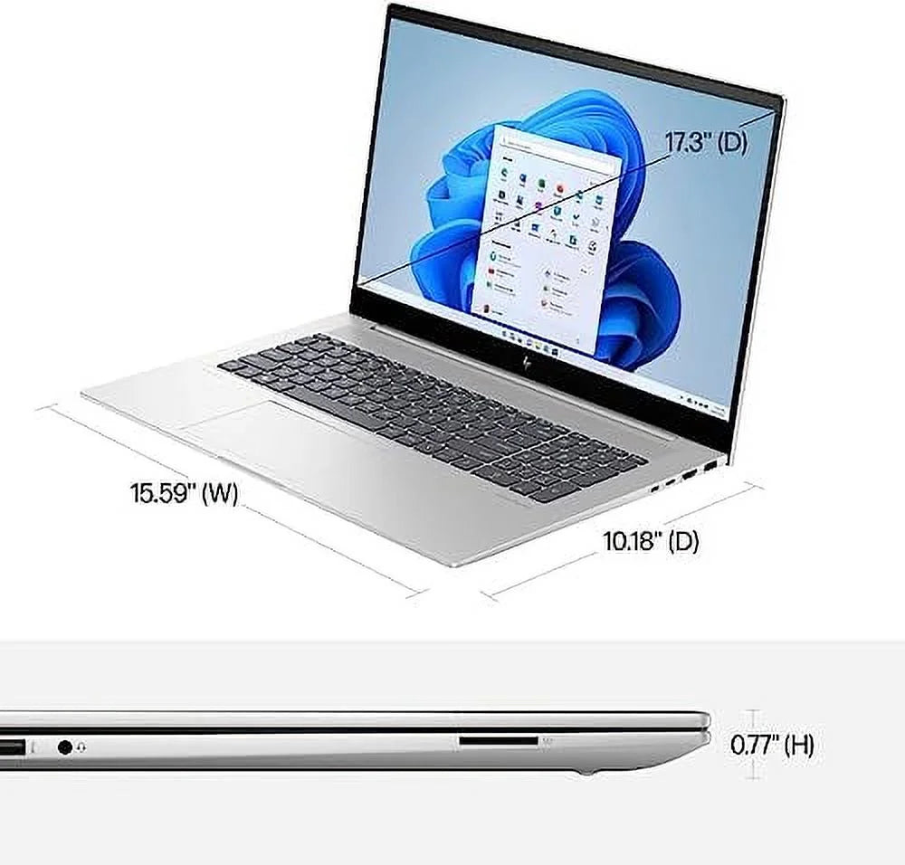HP 2023 Envy 17.3” FHD IPS Touchscreen Notebook PC 14-Core Intel Core i7-13700H Iris Xe Graphics 16GB DDR4 1TB NVMe SSD 2xThunderbolt 4 WiFi 6E BT HDMI Webcam Backlit KB Operating System 11 Pro w/RE USB