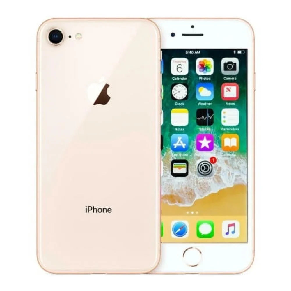 Restored Apple iPhone 8 256GB Factory GSM Unlocked T-Mobile AT&T Smartphone - Gold (Refurbished)