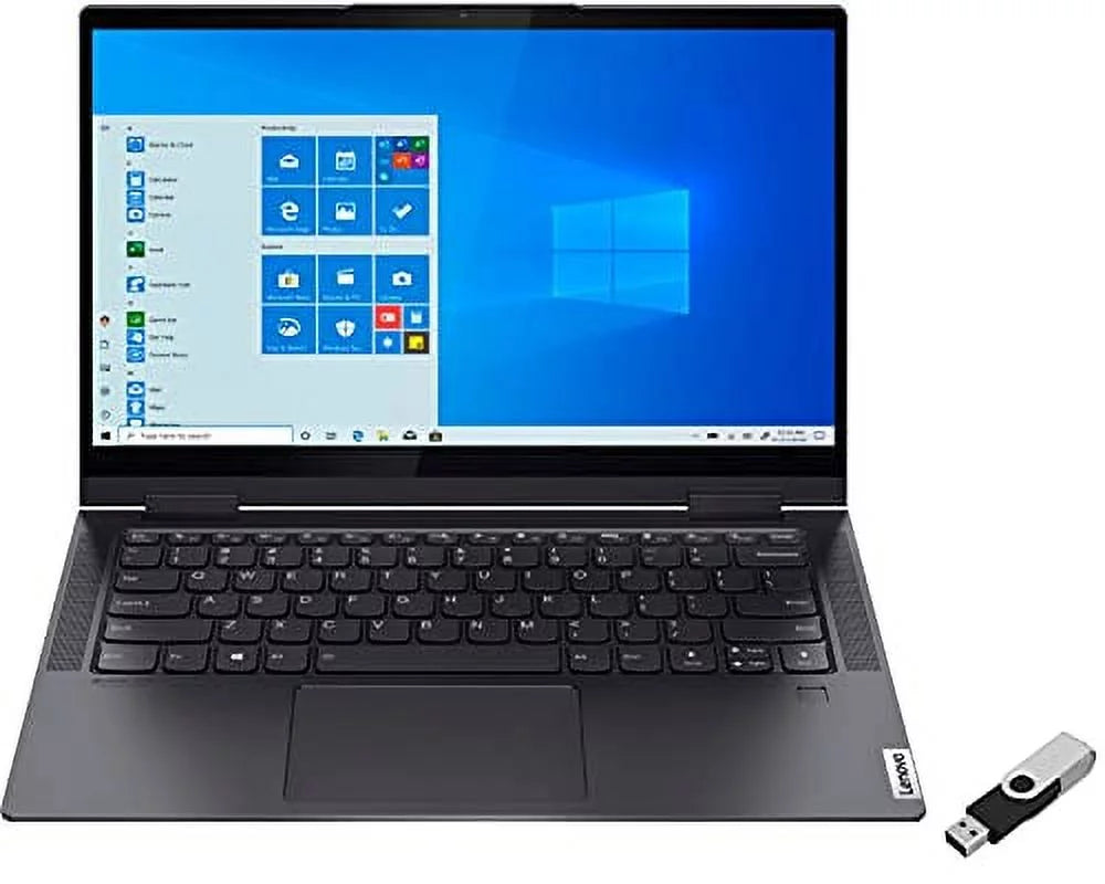 2021 LENOVO Yoga 7i 2-in-1 Device 14 inch FHD Touchscreen 11th Core i7-1165G7 EVO Iris Xe Graphics 12GB DDR4 512GB NVMe SSD WI-FI 6 Win 10 Pro Fingerprint Backlit Keyboard w/ Ontrend 32GB USB Drive