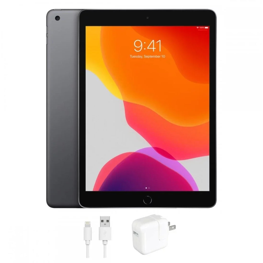 Restored Apple iPad 7 (7th Gen, 2019), 8 GB Memory WiFi, Space Gray - (A2197, IPAD7SG128, MW772LL/A) (Refurbished)
