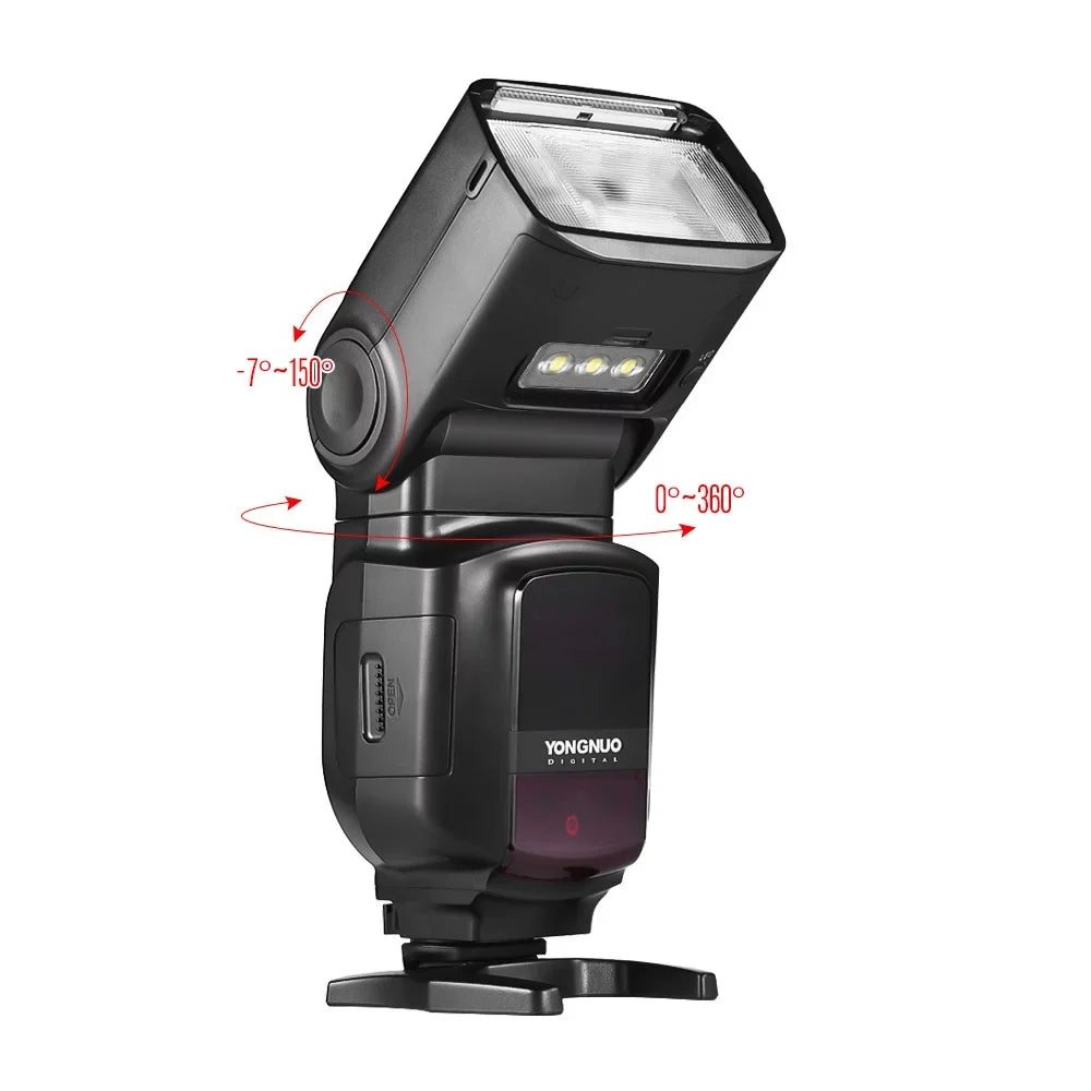 Yongnuo YONGNUO YN968N II Wireless TTL Flash Speedlite 18000s HSS Built-in 5600K for Nikon DSLR Cameras Compatible with YN622N YN560 Wireless System