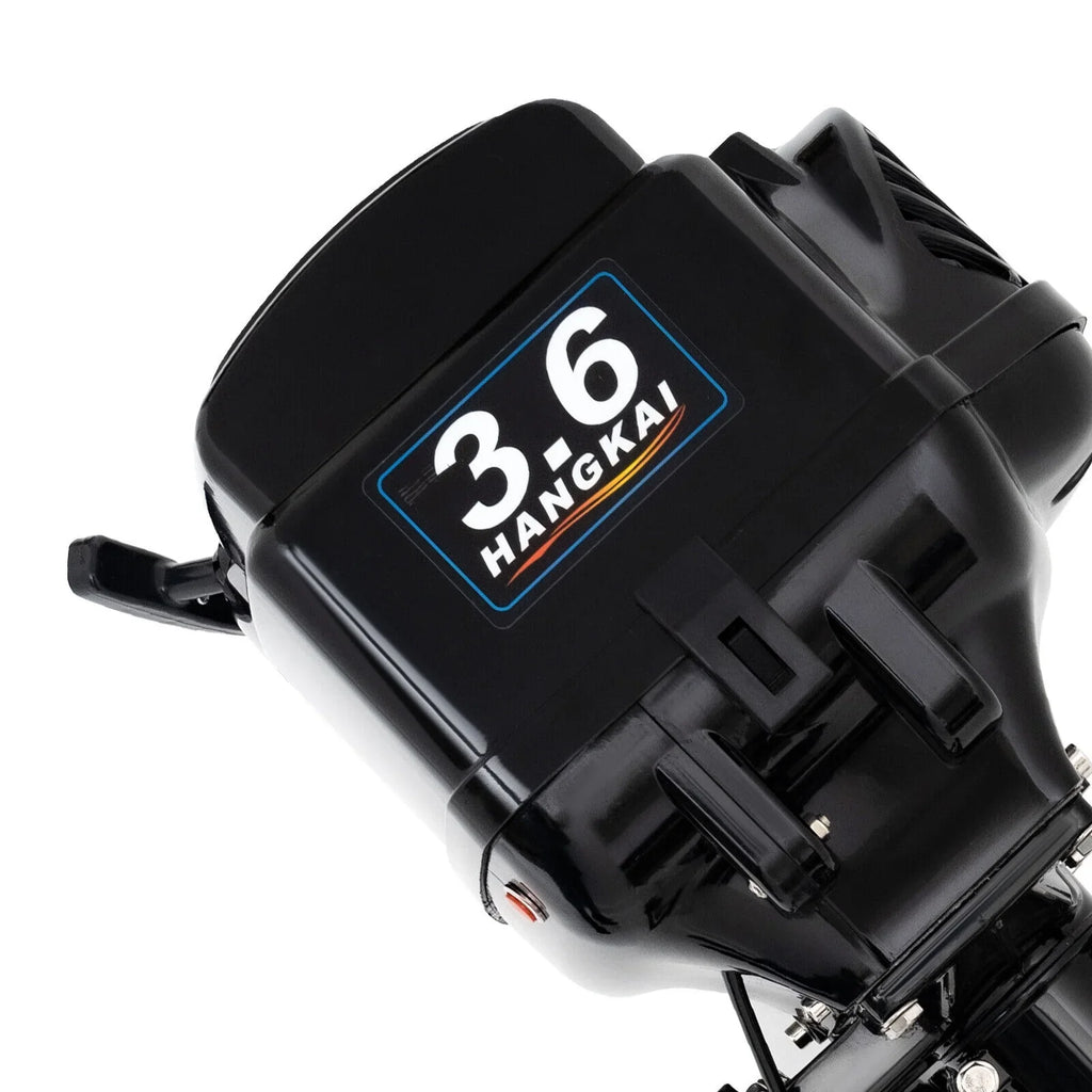 HANGKAI 2 Stroke 3.6 HP Outboard Motor Fishing Boat Engine Water Cooling CDI Outboard Boat Motor 90cm/35.4in