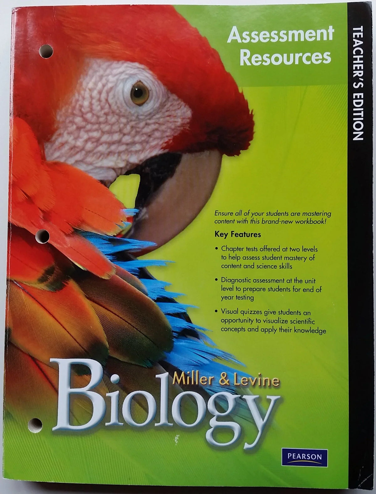 Miller & Levine Biology Teacher's Edition Assessment Resources Program Paperback – 2010 9780133687316 0133687317 - Second-Hand Good