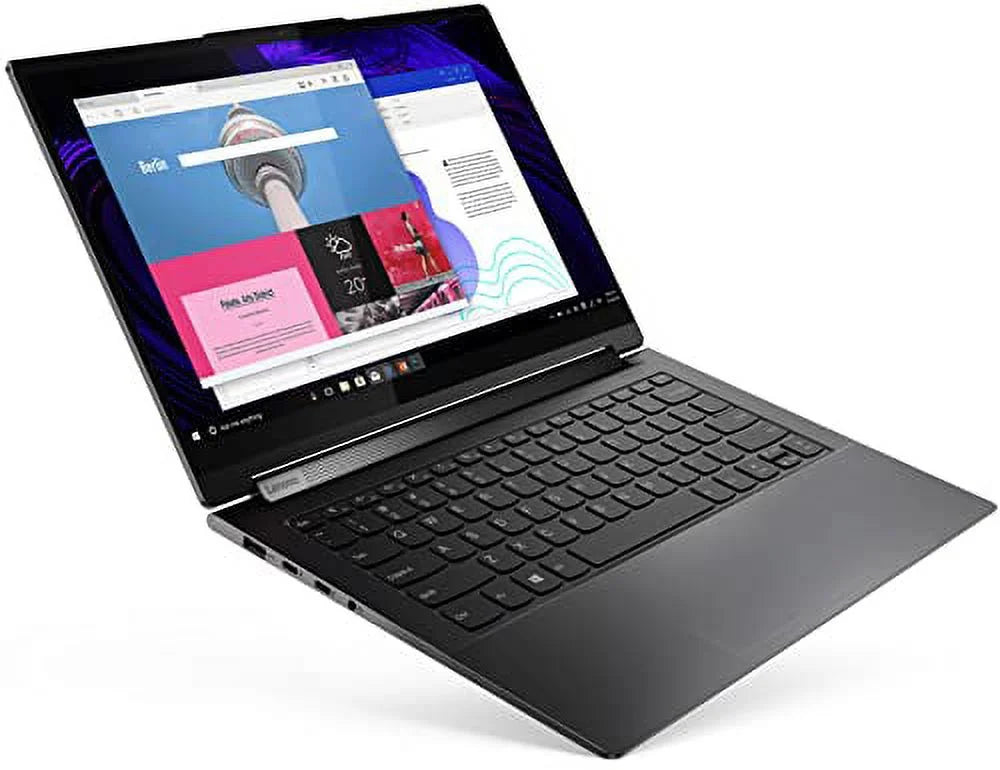 Lenovo 2022 Yoga 9i -14.0" FHD Touchscreen IPS 2-in-1 Device (Intel i7-1185G7 4-Core, 8GB RAM RAM, 2TB PCIe SSD, Intel Iris Xe, Backlit KYB, Fingerprint, WiFi 6, BT 5.1, HD Webcam, Win 11 Home) w/Hub