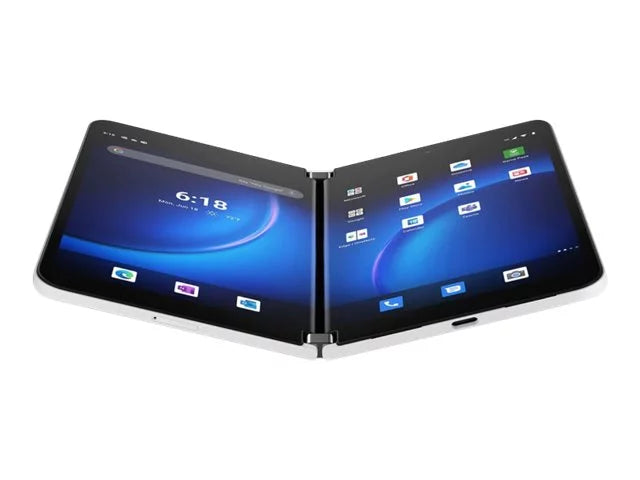 Microsoft Surface Duo 2 - 5G smartphone - dual-SIM - RAM 8 GB / Internal Memory 256 GB - OLED display - 8.3" 2688 x 1892 pixels (90 Hz) - 3x rear cameras 12 MP, 12 MP, 16 MP - front camera 12 MP - obsidian