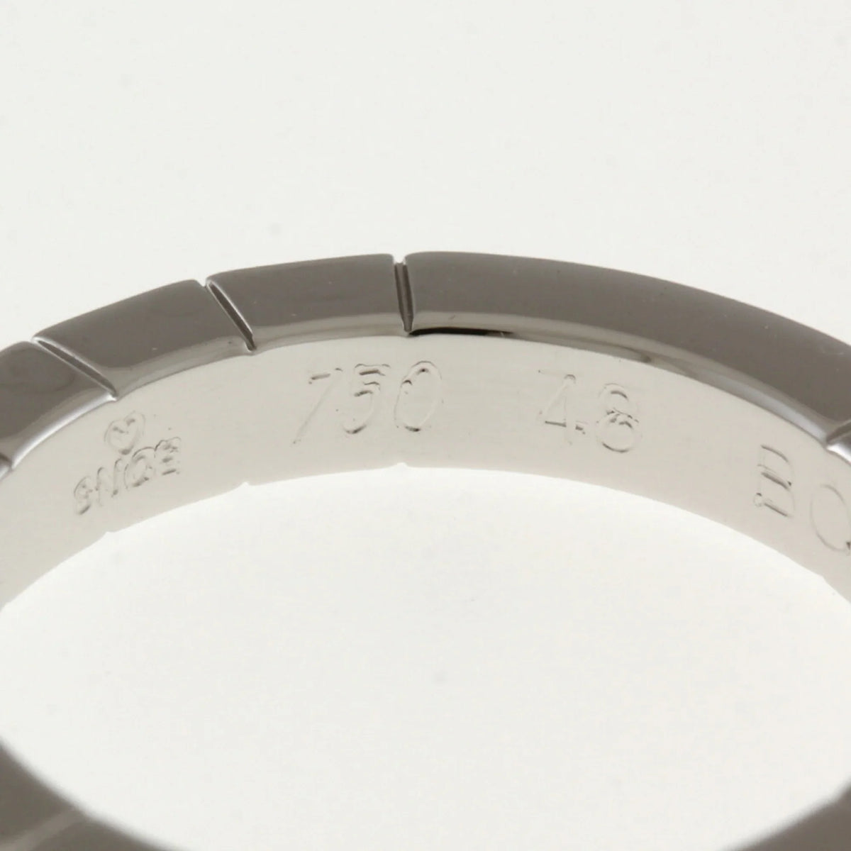 Pre-Owned Cartier Raniere Ring No. 8 18K K18 White Gold Women's CARTIER (Good)