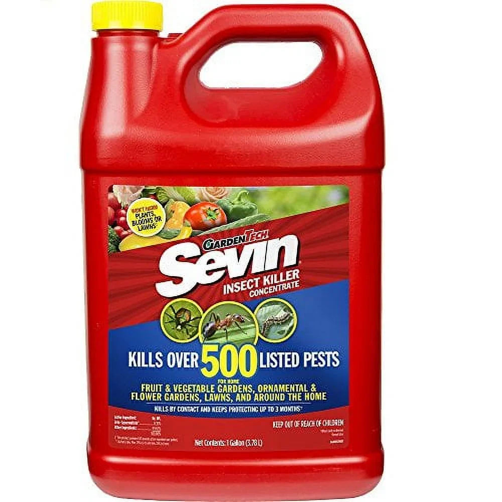 Garden Tech Sevin Insect Killer Concentrate for Lawn and Garden, 1 Gallon