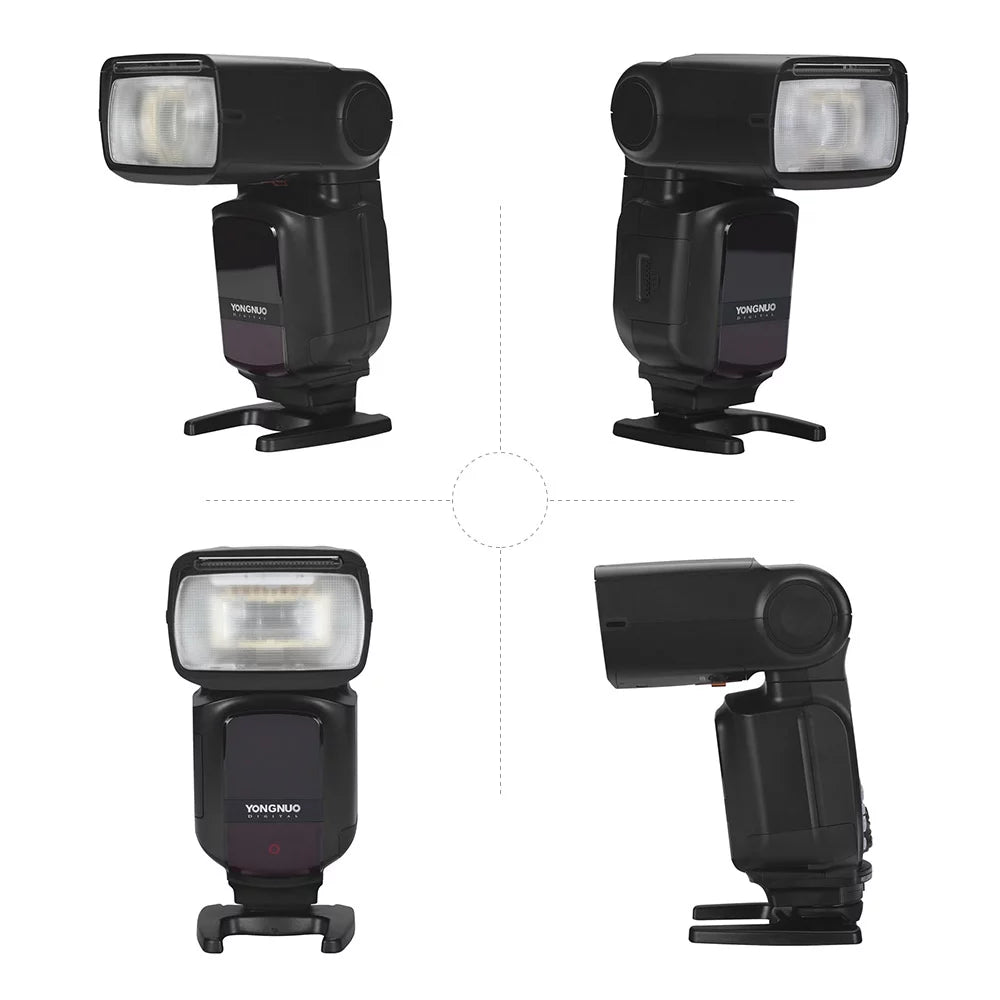 Yongnuo YONGNUO YN968N II Wireless TTL Flash Speedlite 18000s HSS Built-in 5600K for Nikon DSLR Cameras Compatible with YN622N YN560 Wireless System
