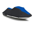 BLACK / BLUE HEAVY-DUTY Cover Compatible for KAWASAKI 900 STX 1997 1998 1999 2000 2001 2002 2003 2004 2005 2006 Jet Ski Watercraft Cover