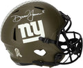Daniel Jones New York Giants Autographed Asus 2022 Salute to Service Speed Replica Helmet - Fanatics Authentic Certified