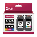 PG-275XL CL-276XL for Canon 275XL and 276XL Ink Cartridges Combo Pack 275XL 276XL 275 XL 276 XL for PIXMA TS3520 TR4720 TR4722 TS3522 TS3500 TR4700 Printers (1 Black, 1 Color)