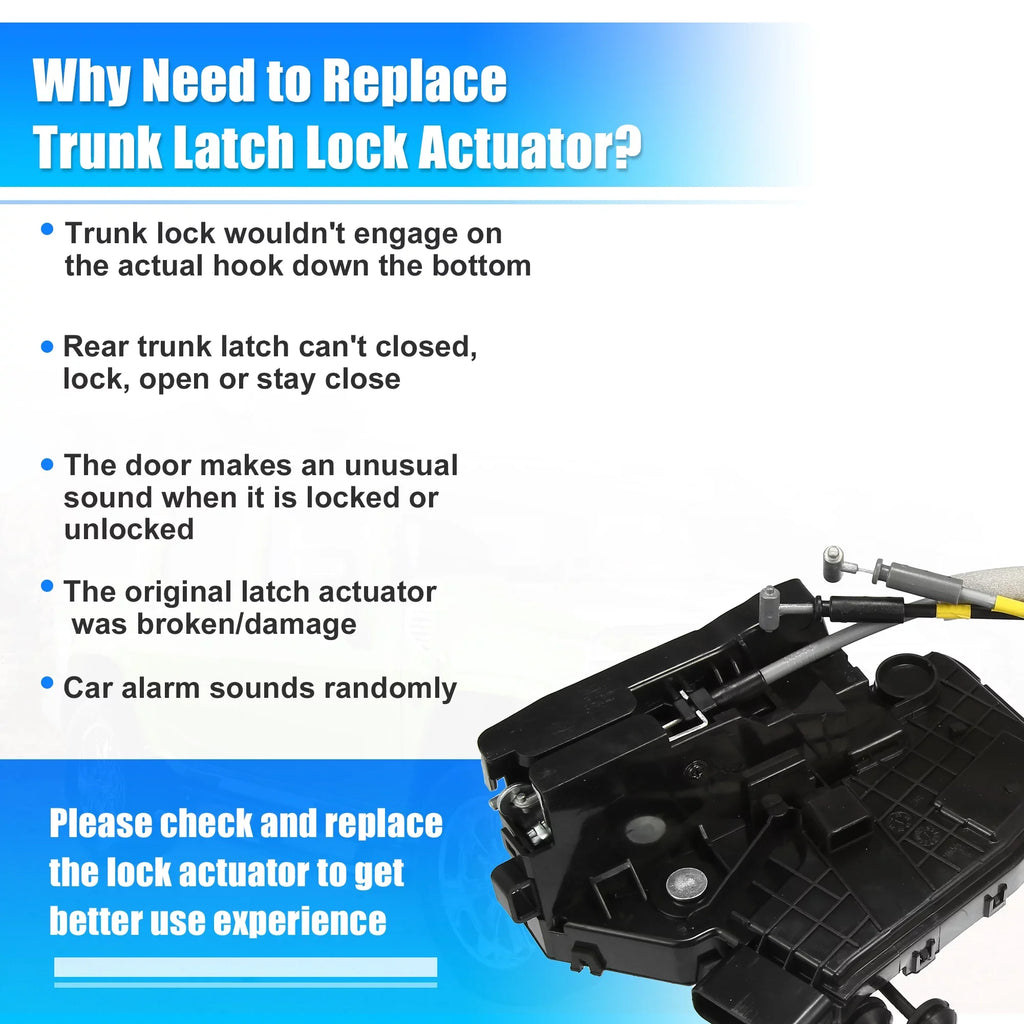 Rear Right Door Lock Actuator for Hyundai Elantra 2017-2020 81420-F2000 Door Latch Lock Actuator