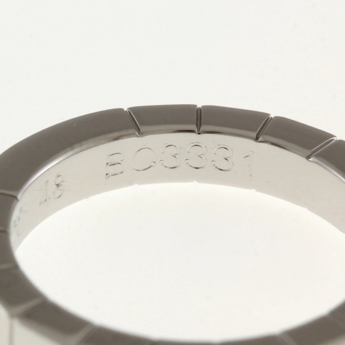 Pre-Owned Cartier Raniere Ring No. 8 18K K18 White Gold Women's CARTIER (Good)