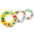 DDI 2364905 24 in. Inflatable Swim Rings, Assorted Print - Case of 36