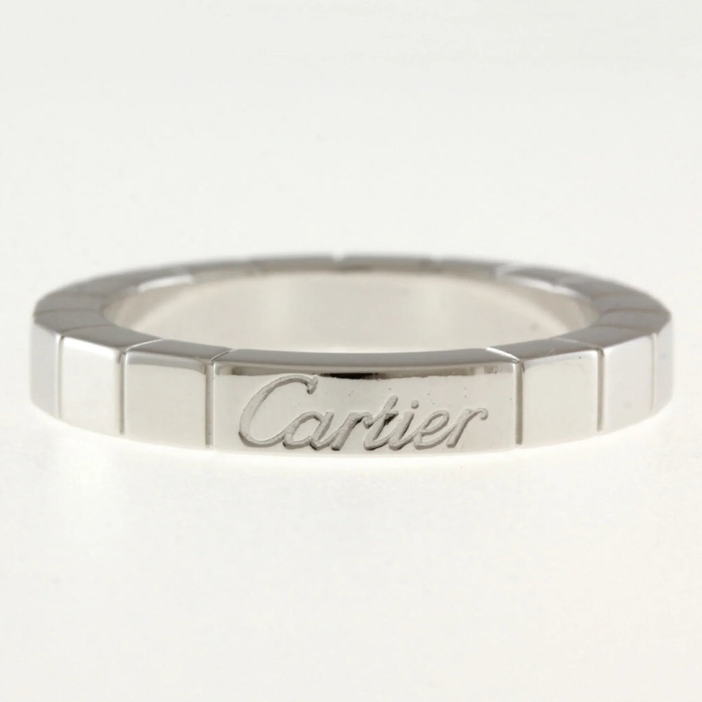Pre-Owned Cartier Raniere Ring No. 8 18K K18 White Gold Women's CARTIER (Good)