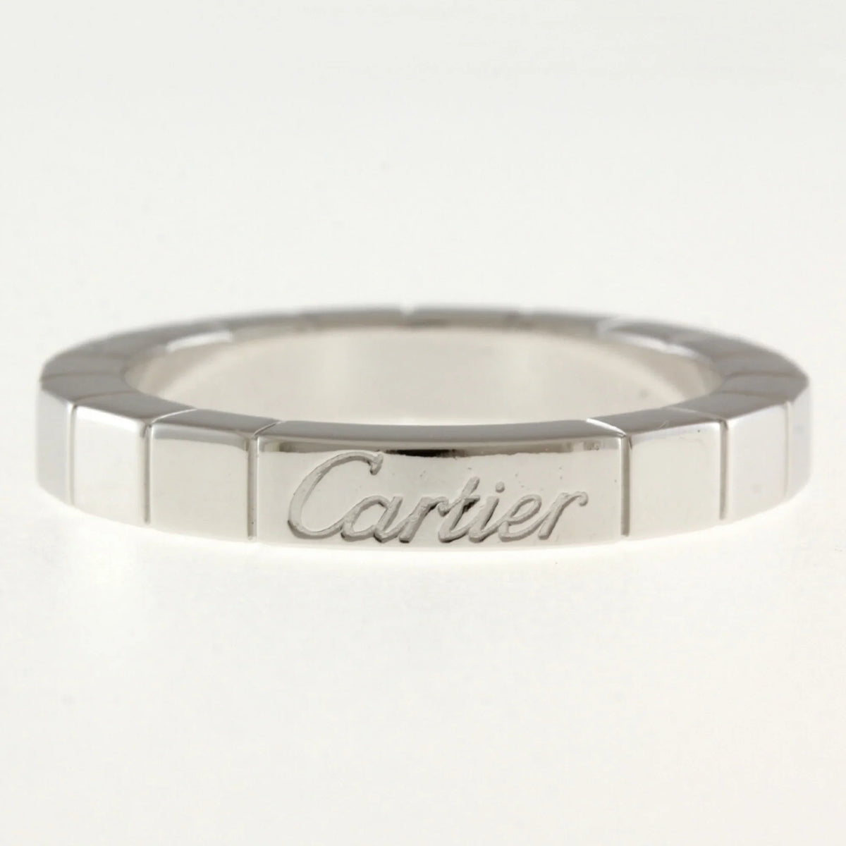Pre-Owned Cartier Raniere Ring No. 8 18K K18 White Gold Women's CARTIER (Good)