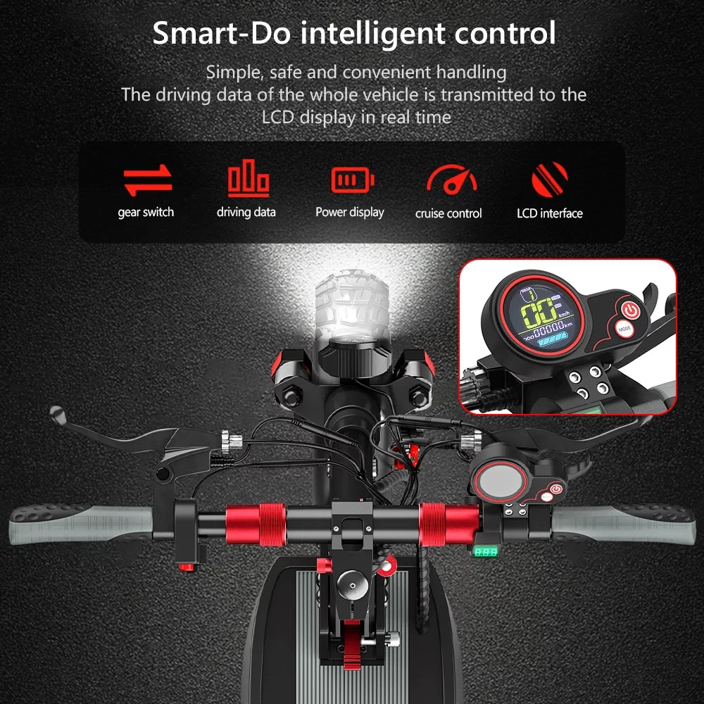 iENYRID Commuter E-Scooter Adult Electric Scooter with Seat, Folding Adult Electric Skateboard up to 330lbs and 28 Miles Long Range, 10 inch Off Road Tires 600W(Peak 800W)