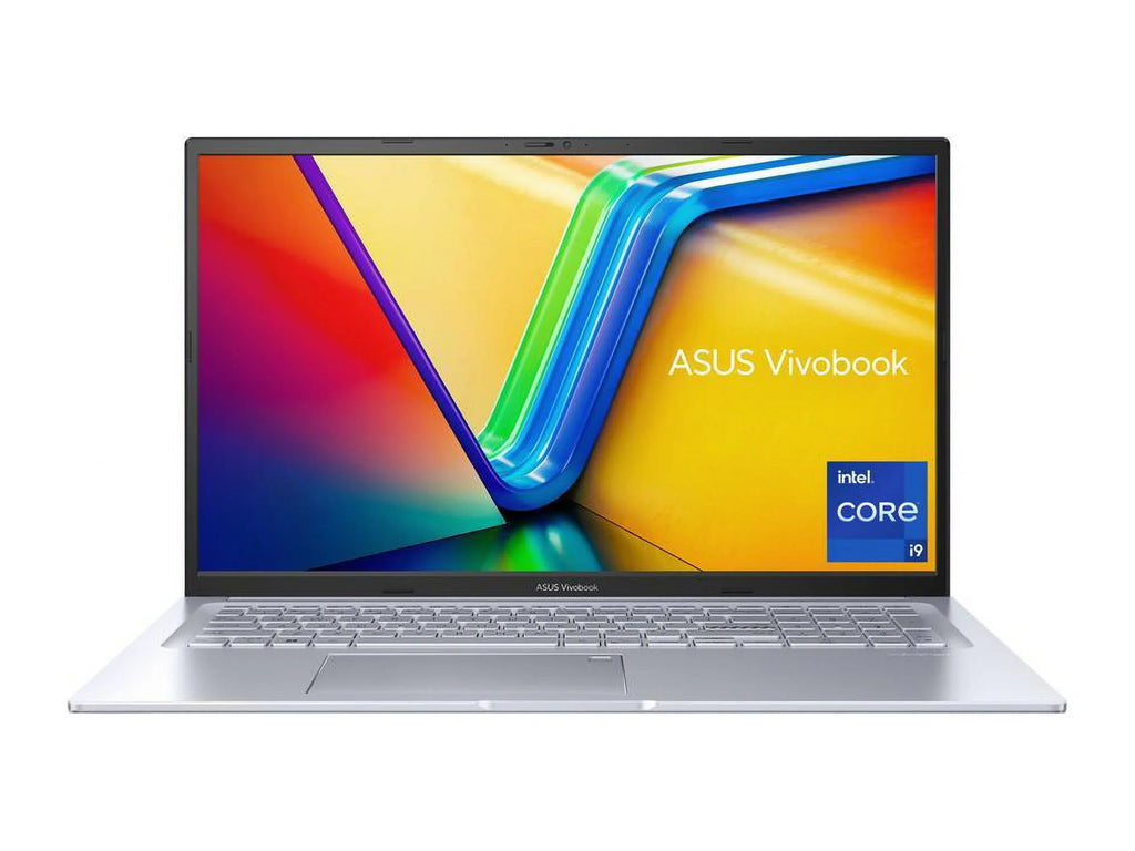 2023 ASUS Vivobook 17X Notebook 17.3” FHD Display, Intel Core i9-13900H CPU, 16GB RAM, 1TB SSD, OS 11 Home, Transparent Silver, K3704VA-DH96-S