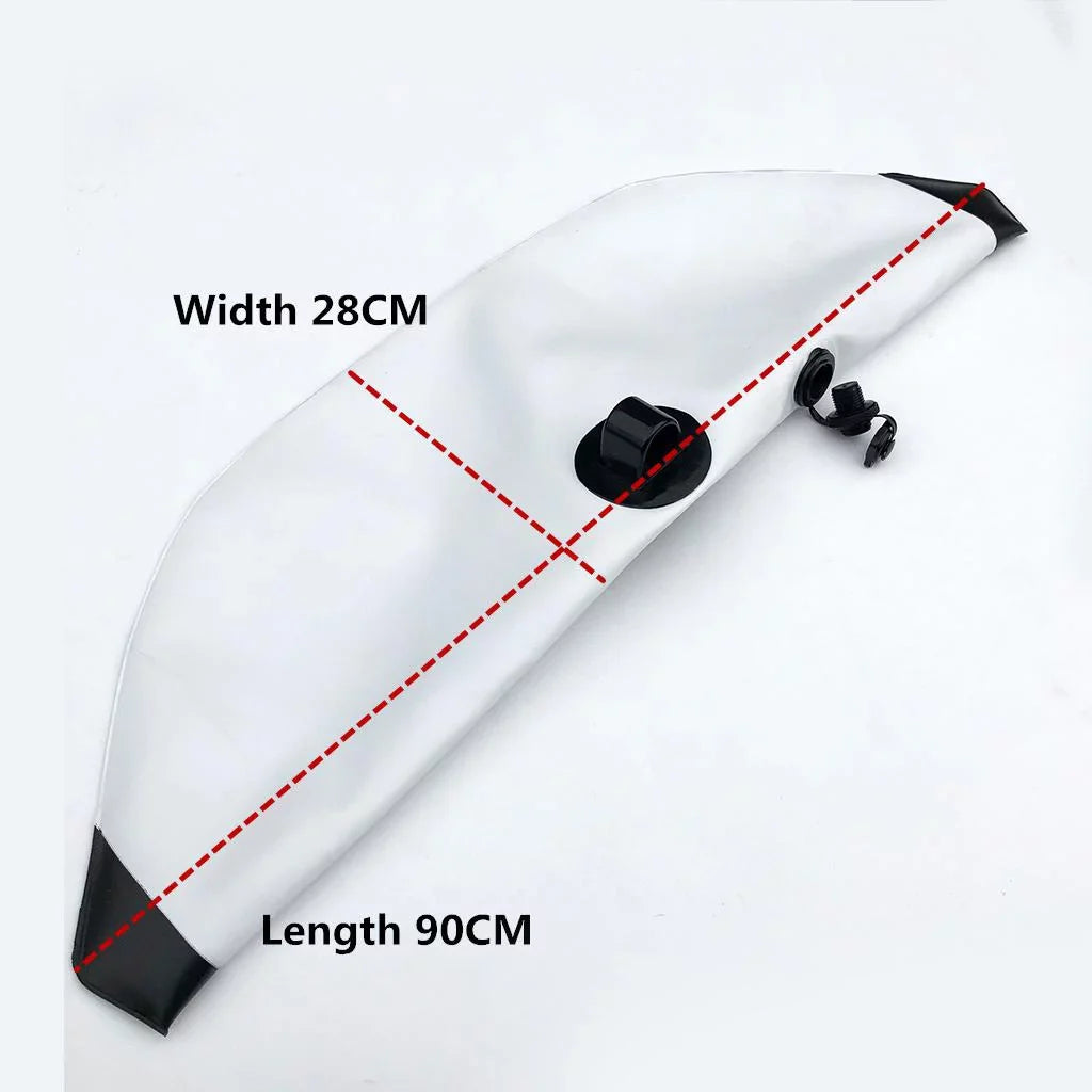 Heavy Duty Durable PVC Inflatable Outrigger Stabilizer ing Buoy for Kayak Canoe Standing Beginners White
