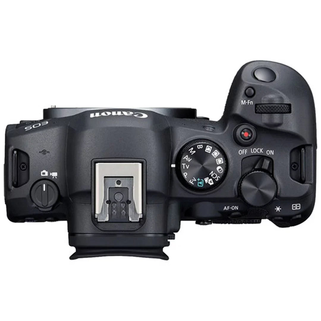 Canon EOS R6 Mark II Mirrorless Camera with RF 24-105mm Lens + SanDisk 8GB RAM Memory Card + Case + LED Flash+ ZeeTech Accessory Bundle