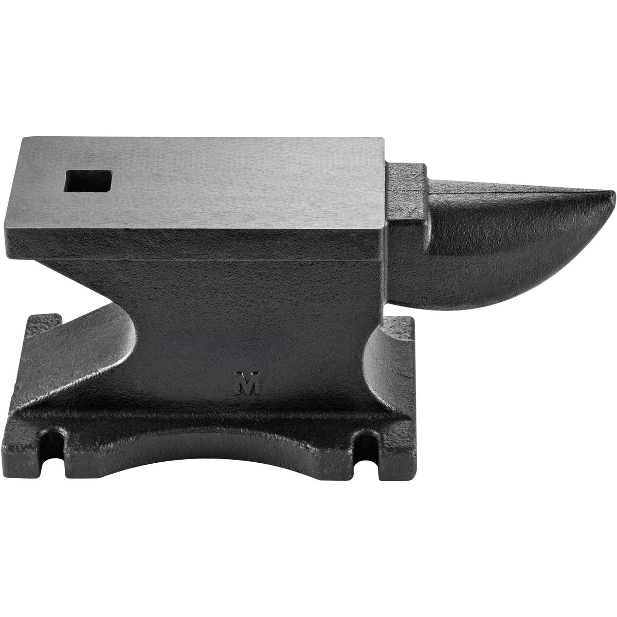 BENTISM Iron Anvil Blacksmith Single Beck Cast Iron 100 LB/45KG W/1.2in Square Hole