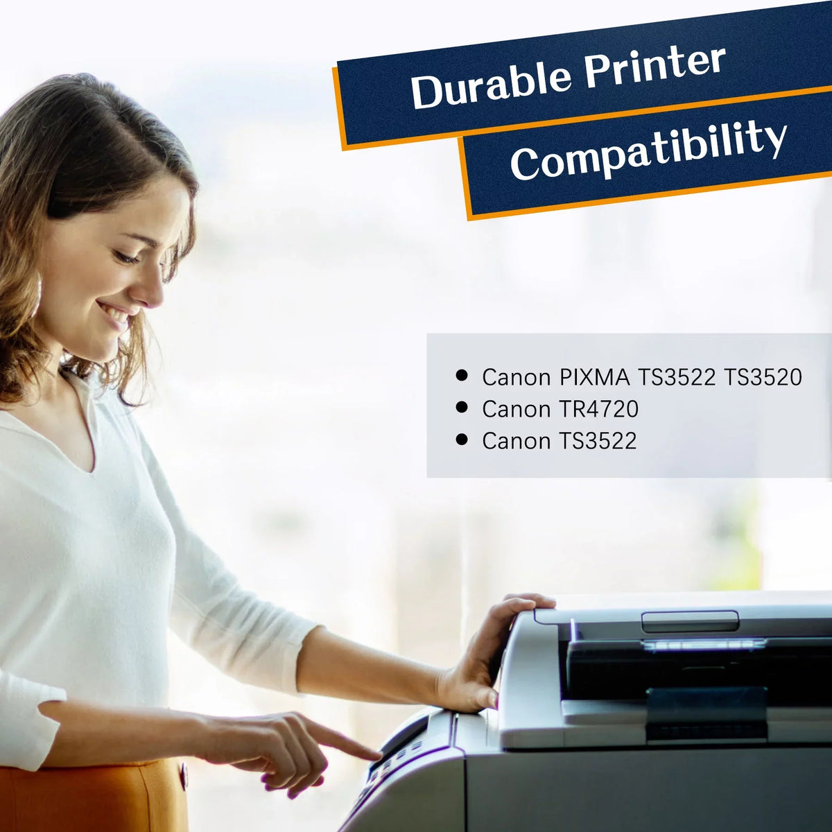 275XL 276XL Ink Cartridge Replacement for Canon PG-275 CL-276 275 276 Combo XL Compatible with Canon PIXMA TS3520 TS3522 TS3500 TR4720 TR4722 TR4700 Printer(2 Black, 1 Color)