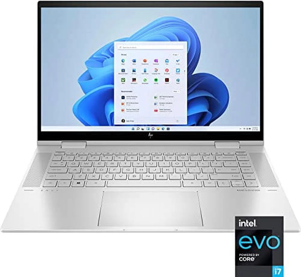 HP Envy X360 (2022) | 15.6" FHD IPS Touchscreen 2-in-1 Computer 12th Intel Core i7-1255U 10-Core Iris Xe Graphics | 32GB DDR4 1TB SSD Thunderbolt 4 WiFi 6E Backlit Keyboard Win 11 Pro | TLG 32GB USB