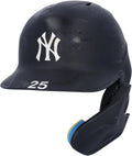 Gleyber Torres New York Yankees Refurbished #25 Navy Batting Helmet Worn During Games Played on April 8, June 15, September 30, October 10 and 22, 2022 - Fanatics Authentic Certified