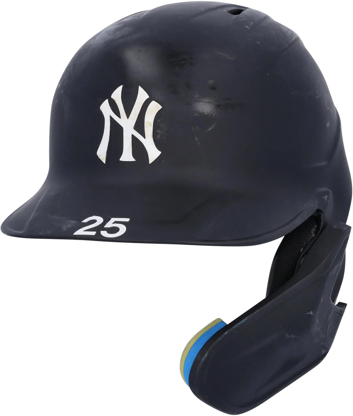 Gleyber Torres New York Yankees Refurbished #25 Navy Batting Helmet Worn During Games Played on April 8, June 15, September 30, October 10 and 22, 2022 - Fanatics Authentic Certified